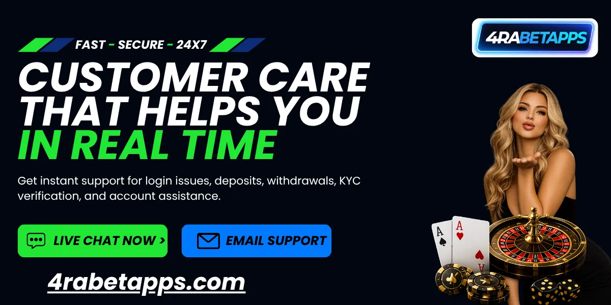 4RaBet Customer Care 24/7 Support
