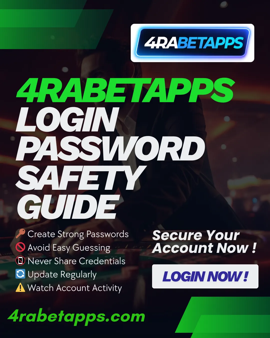 4RaBet Secure Login