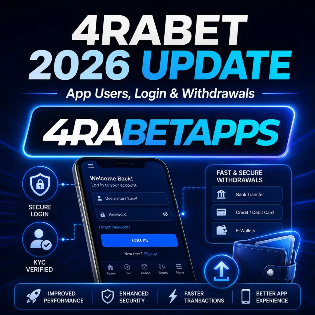 4rabet 2026 Update: What Changed for App Users, Login and Withdrawals