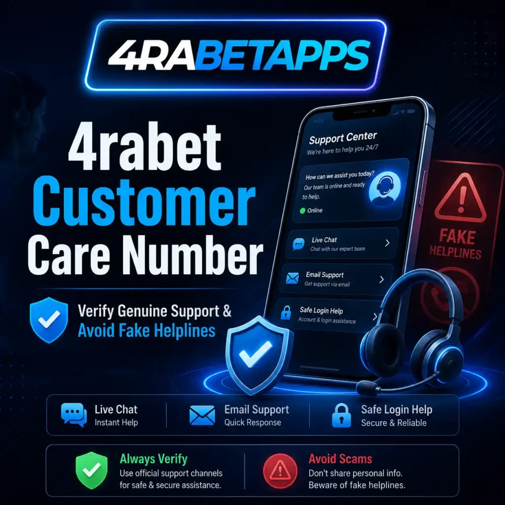 4rabet Customer Care Number: How to Verify Genuine Support & Avoid Fake Helplines