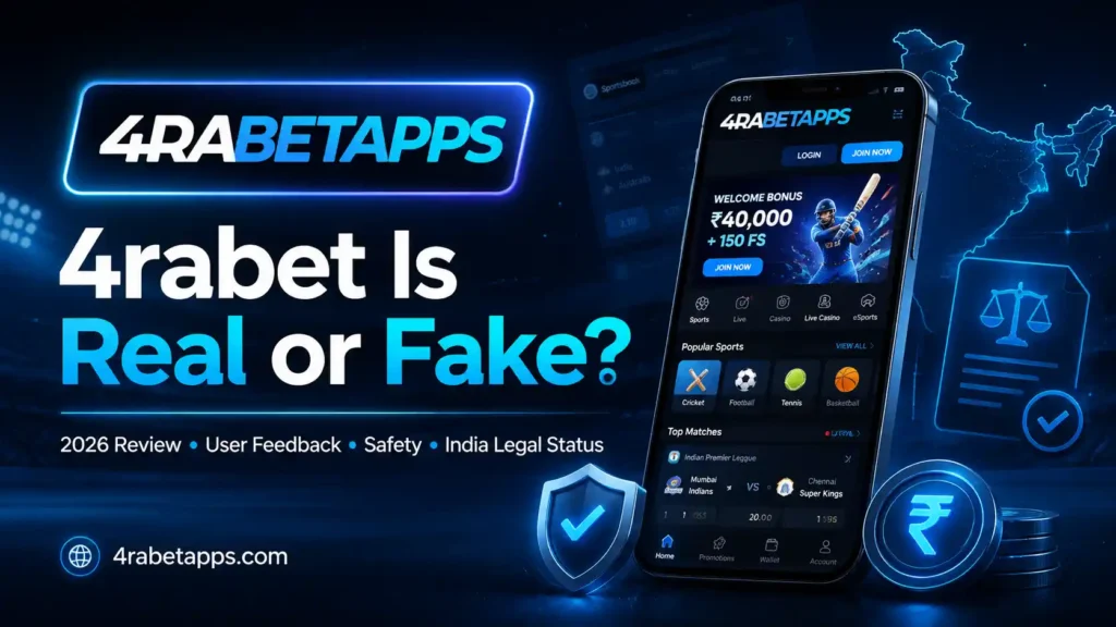 4rabet Is Real or Fake? 2026 Review of User Feedback, Safety & India Legal Status