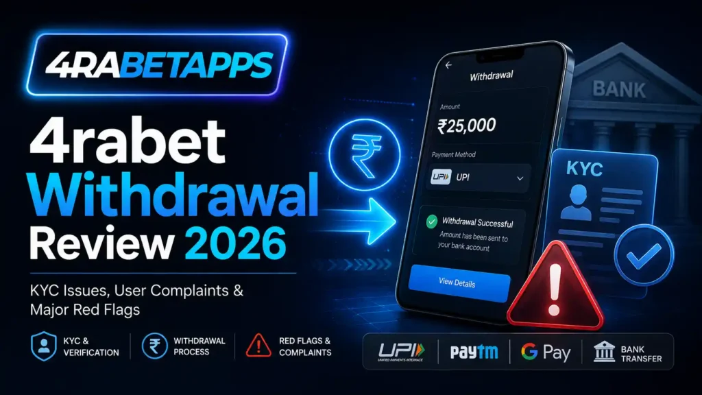 4rabet Withdrawal Review 2026: KYC Issues, User Complaints & Major Red Flags