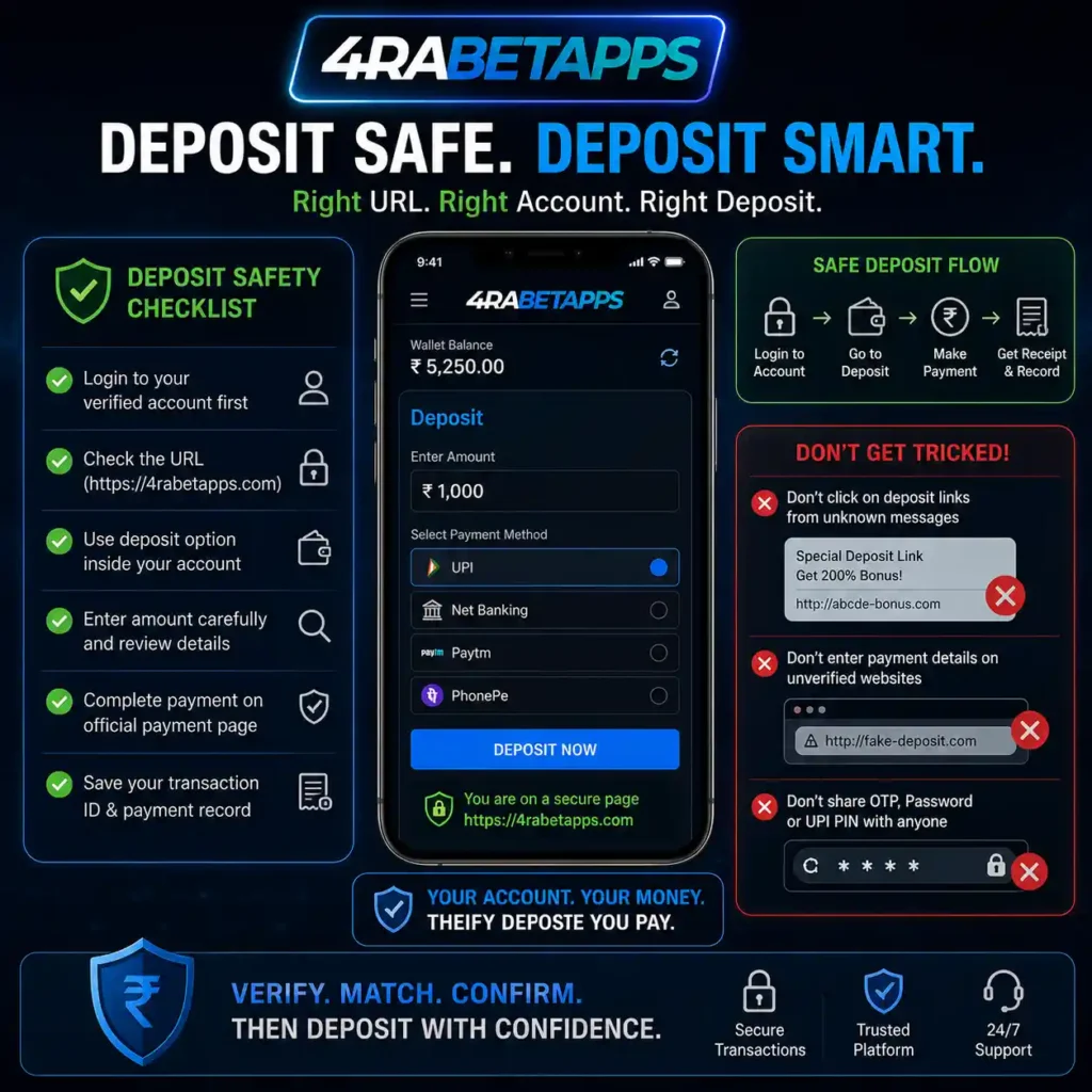 The Deposit Screen Is Where URL Discipline Matters Most